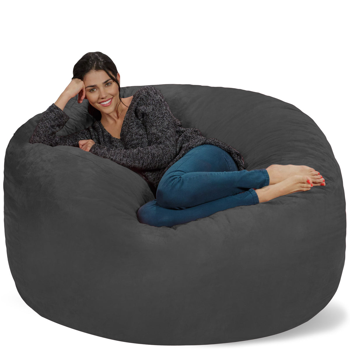 Multi-Purpose Oversize Beanbag Sac Cover Soft Living Room Giant